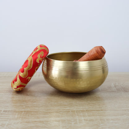 Coffret découverte : Bol chantant tibétain, Bracelet œil de tigre & Drapeau de prière