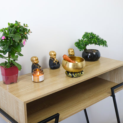 Coffret découverte : Bol chantant tibétain, Bracelet œil de tigre & Drapeau de prière